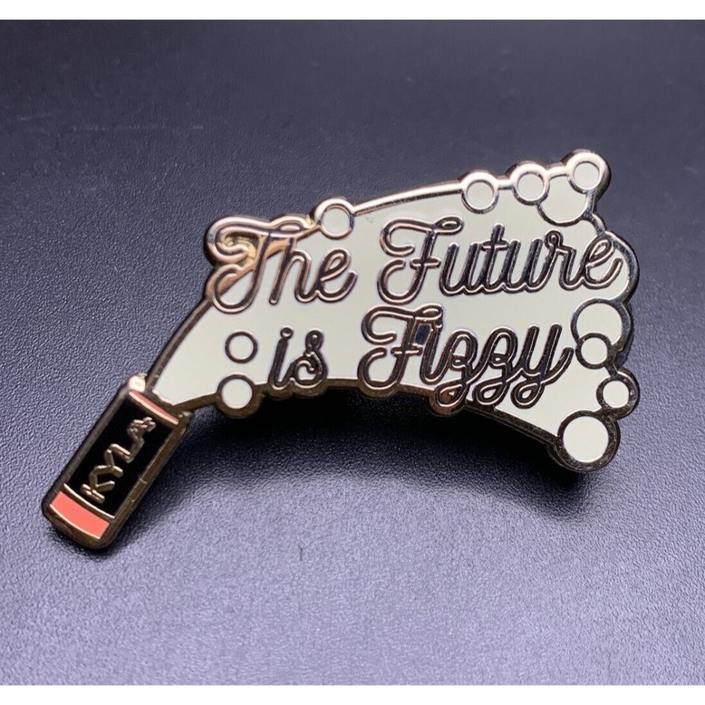 Kyla Hard Kombucha Pin Lapel Enamel The Future Is Fizzy